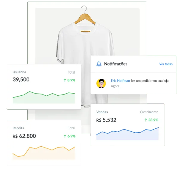 Imagem com dados de venda de e-commerce